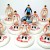 Subbuteo Andrew Table Soccer Olympiacos 1982-83 away Champions Cup kit on WSB Professional bases